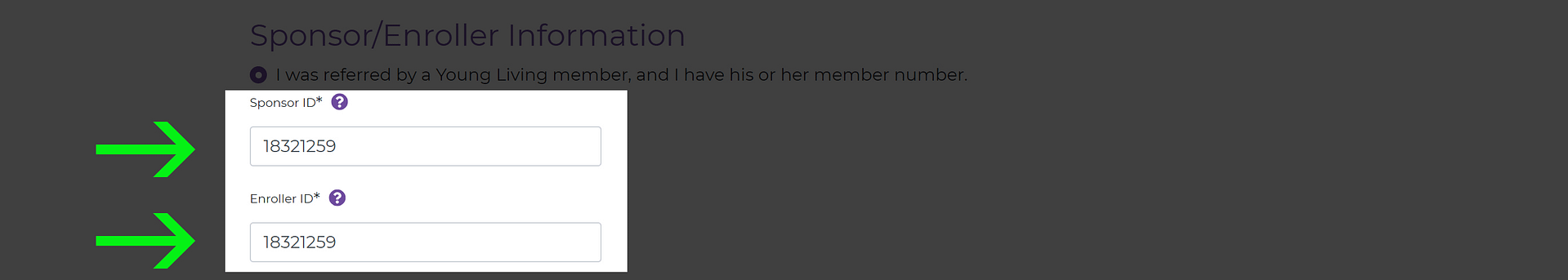 Member Number